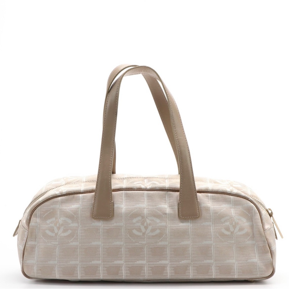 CHANEL VINTAGE Handbag Travel Ligne Mini Boston Bag circa: 2004